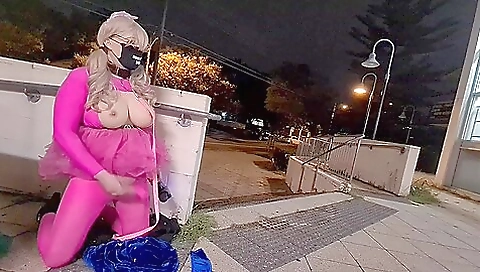 Sexy blonde fucked in her ass attempt and mouth